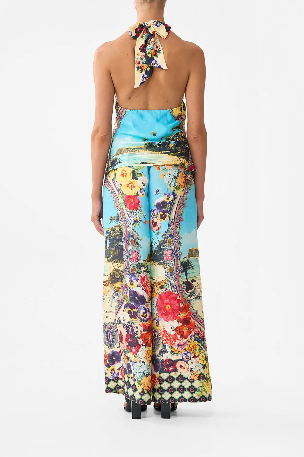 COWL NECK HALTER TOP BATHING BOMBSHELL sold by Camilla product image thumbnail 2