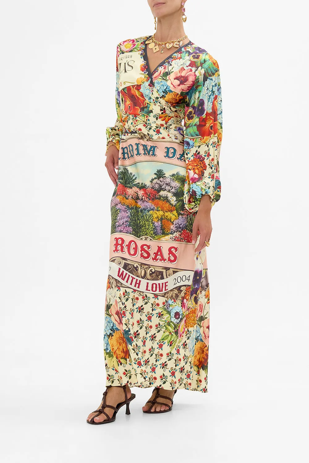 BLOUSON SLEEVE BIAS DRESS AROMATIC AMOR sold by Camilla product image thumbnail 3