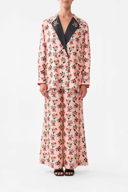 DOUBLE BREASTED SOFT JACKET PINK PORTO sold by Camilla