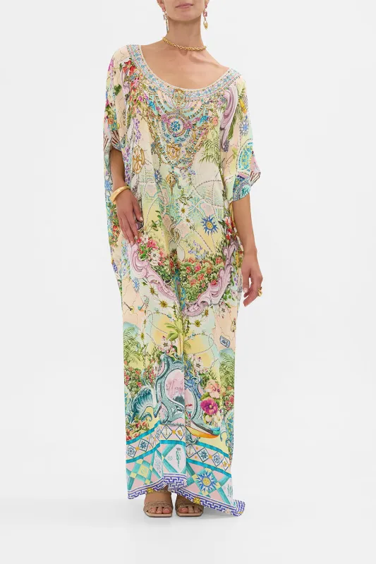 ROUND NECK KAFTAN JUST COASTING made by Camilla