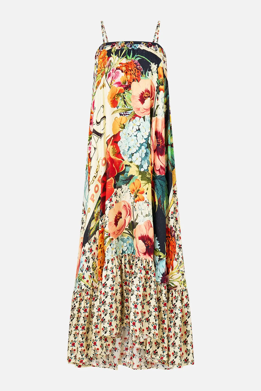 STRAPLESS MAXI WITH RUFFLE HEM AROMATIC AMOR sold by Camilla product image thumbnail 3