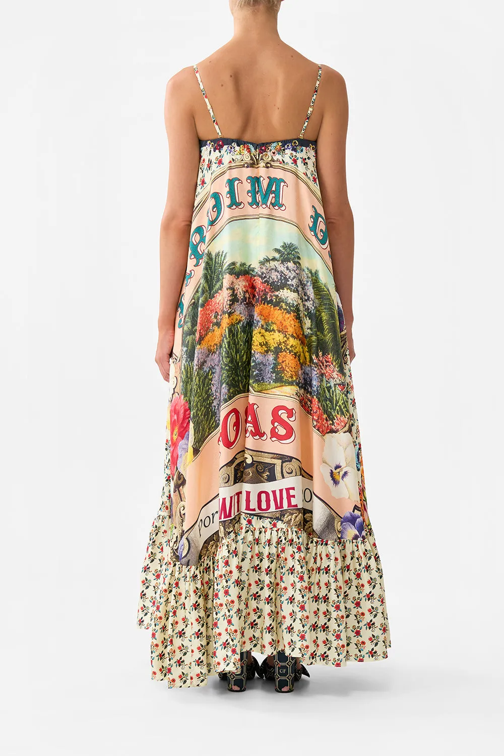 STRAPLESS MAXI WITH RUFFLE HEM AROMATIC AMOR sold by Camilla product image thumbnail 2