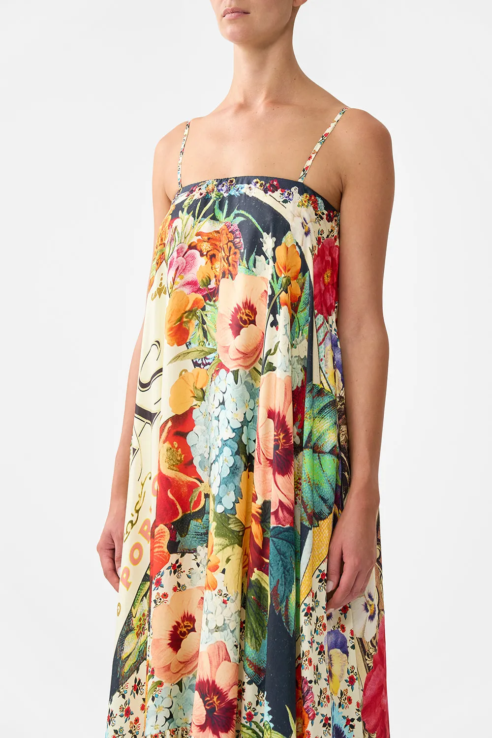 STRAPLESS MAXI WITH RUFFLE HEM AROMATIC AMOR sold by Camilla product image thumbnail 5