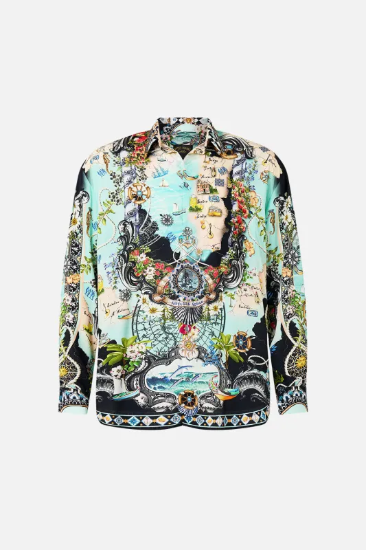 LONG SLEEVE OVERSIZED SHIRT FOLK AFLOAT sold by Camilla