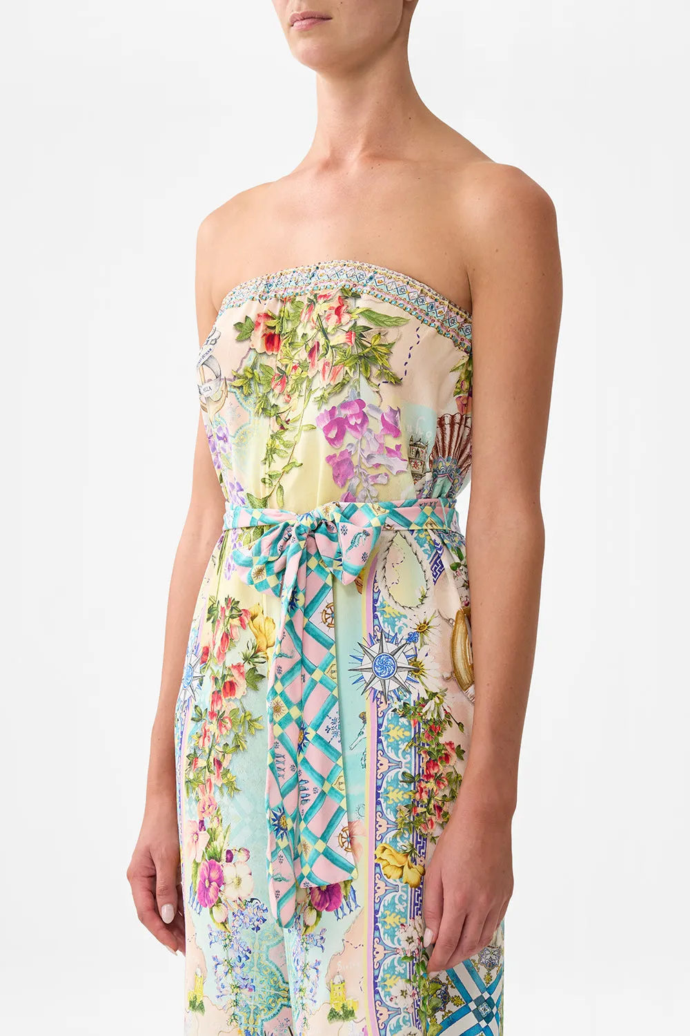 TIE WAIST STRAPLESS JUMPSUIT JUST COASTING sold by Camilla product image thumbnail 5