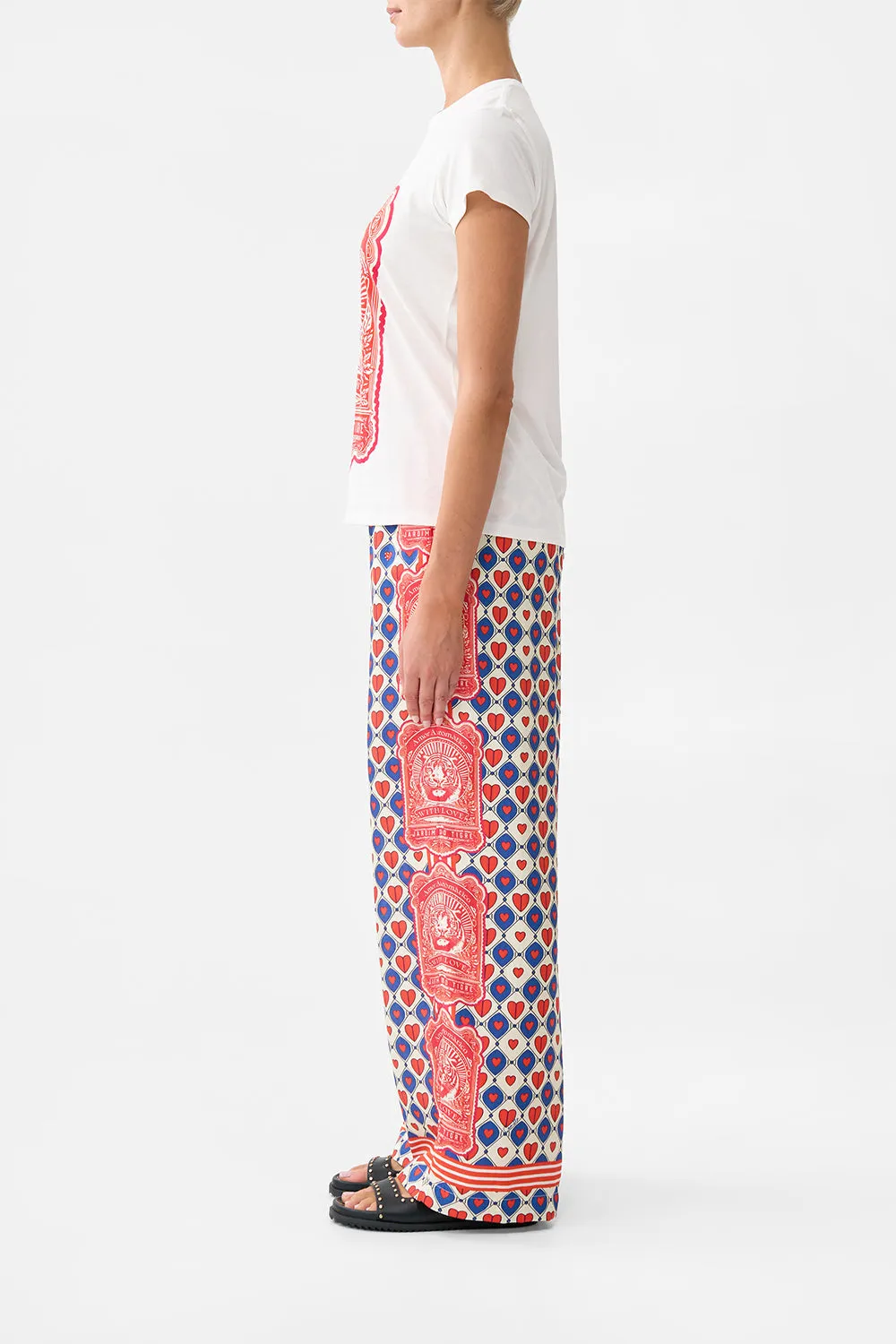 SLIM FIT ROUND NECK T-SHIRT RINSE & ROAR sold by Camilla product image thumbnail 4