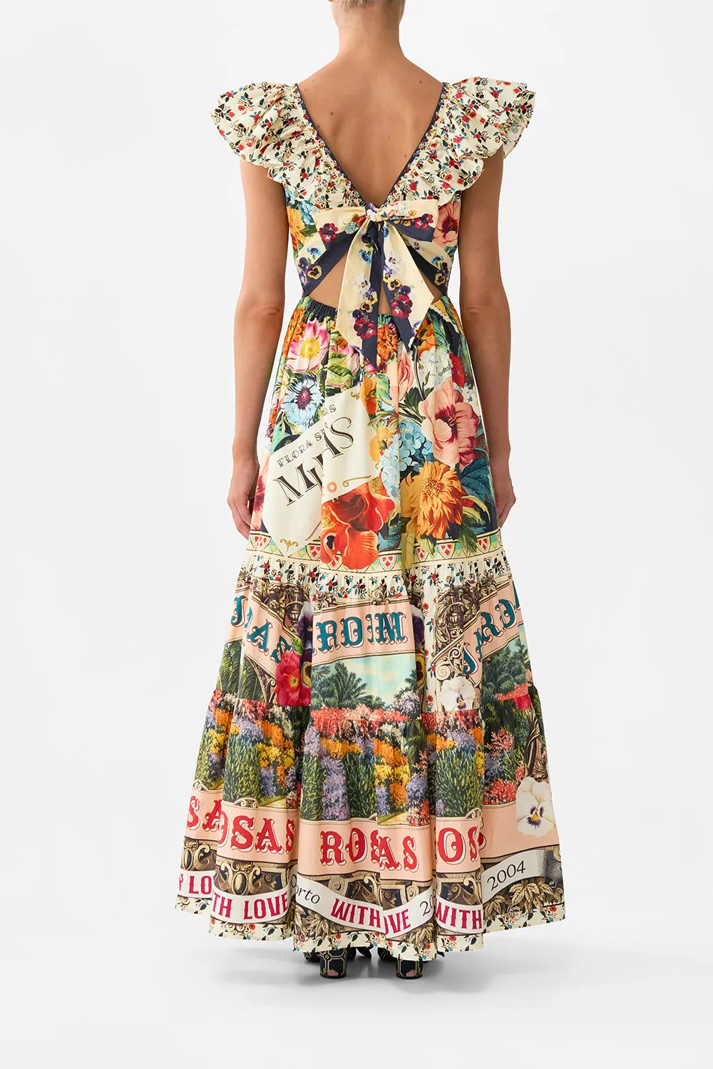 TIERED DRESS WITH NECK FRILL AROMATIC AMOR sold by Camilla product image thumbnail 2