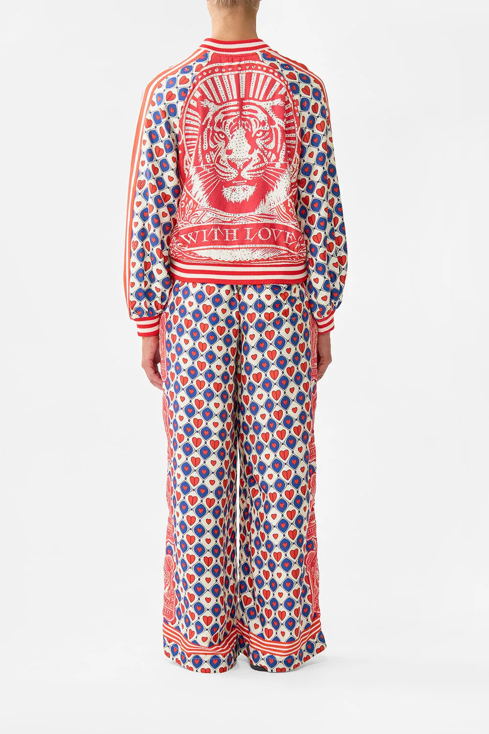 PANELLED SLEEVE BLOUSON BOMBER RINSE & ROAR sold by Camilla product image thumbnail 2