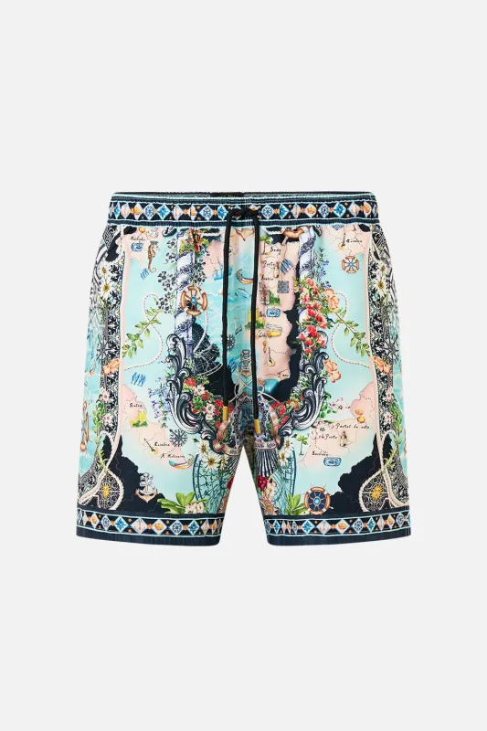 MID LENGTH BOARDSHORT WITH ELASTIC WAIST FOLK AFLOAT sold by Camilla
