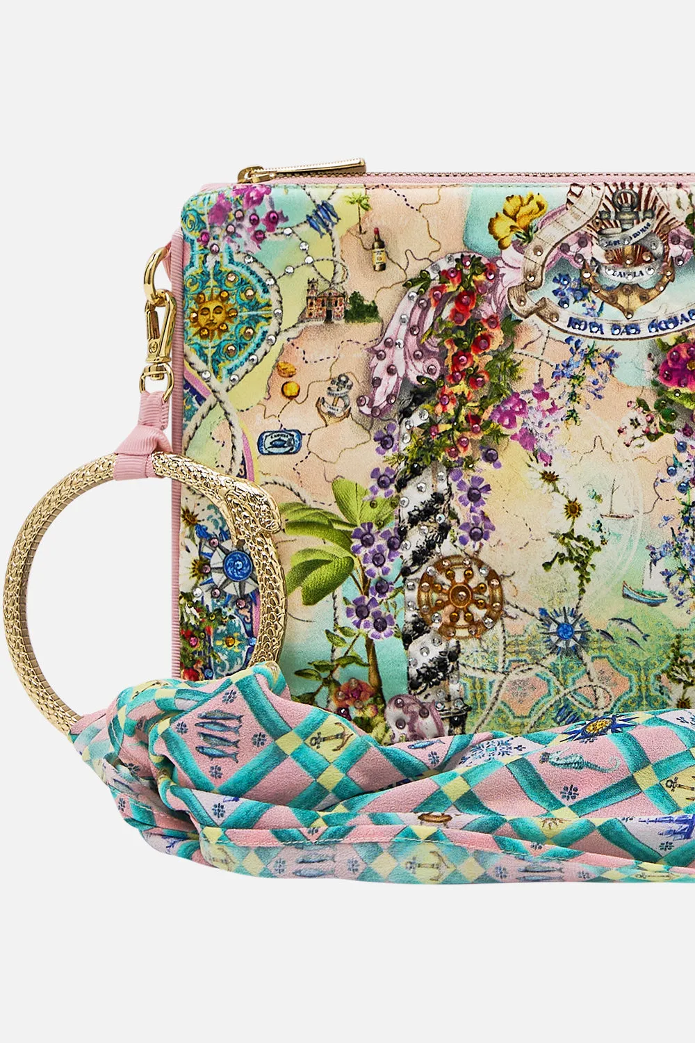 RING SCARF CLUTCH JUST COASTING sold by Camilla product image thumbnail 2