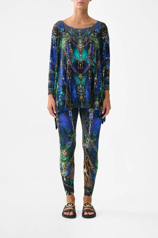 SCOOP NECK SLOUCH TEE DOMINICAN DECADENCE made by Camilla