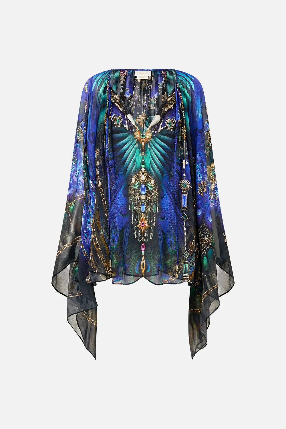 BLOUSE WITH KIMONO SLEEVE DOMINICAN DECADENCE sold by Camilla product image thumbnail 3