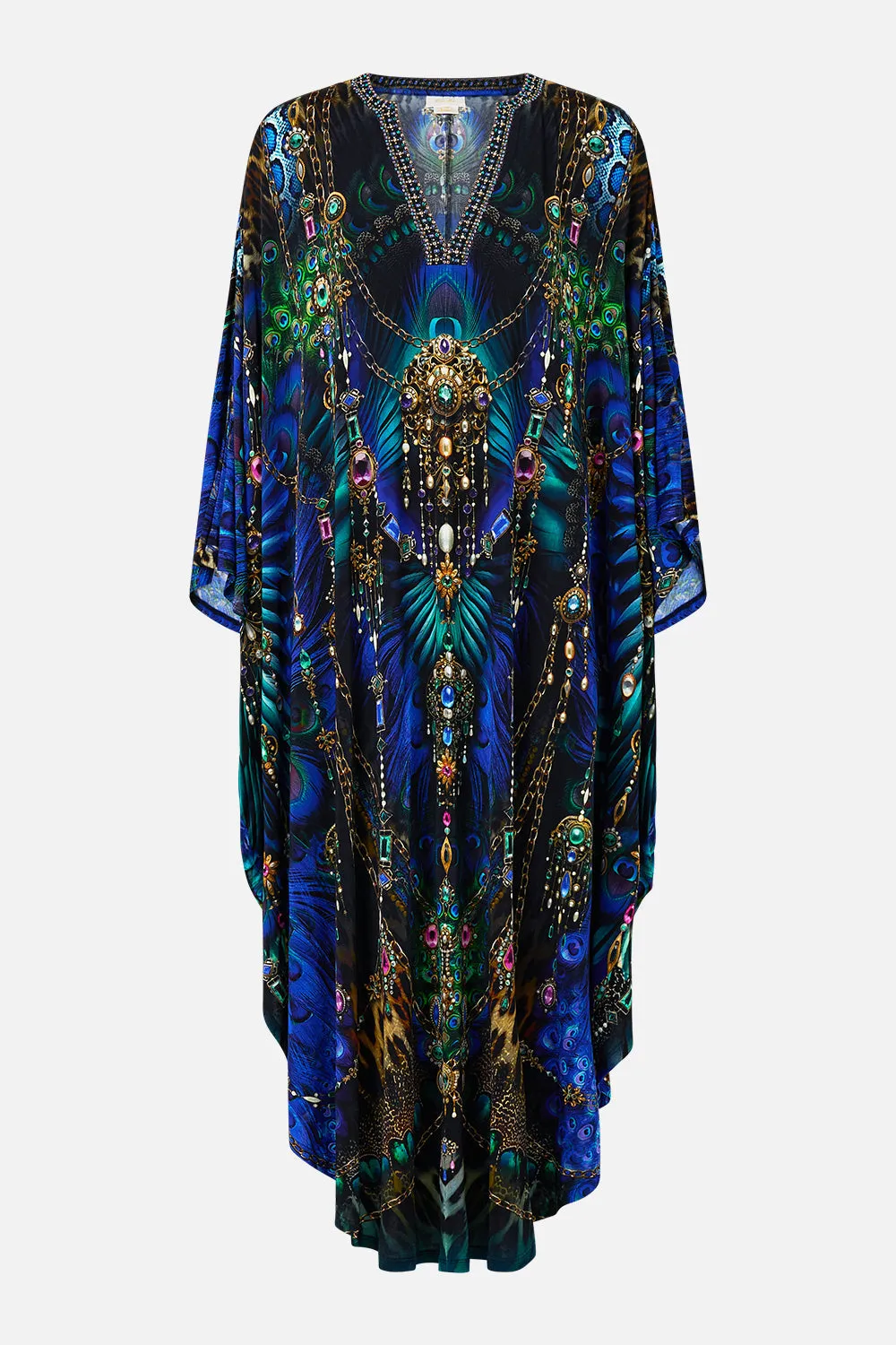 JERSEY LONG KAFTAN WITH ROUNDED HEM DOMINICAN DECADENCE sold by Camilla product image thumbnail 3