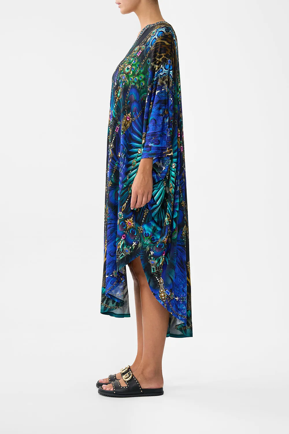 JERSEY LONG KAFTAN WITH ROUNDED HEM DOMINICAN DECADENCE sold by Camilla product image thumbnail 4