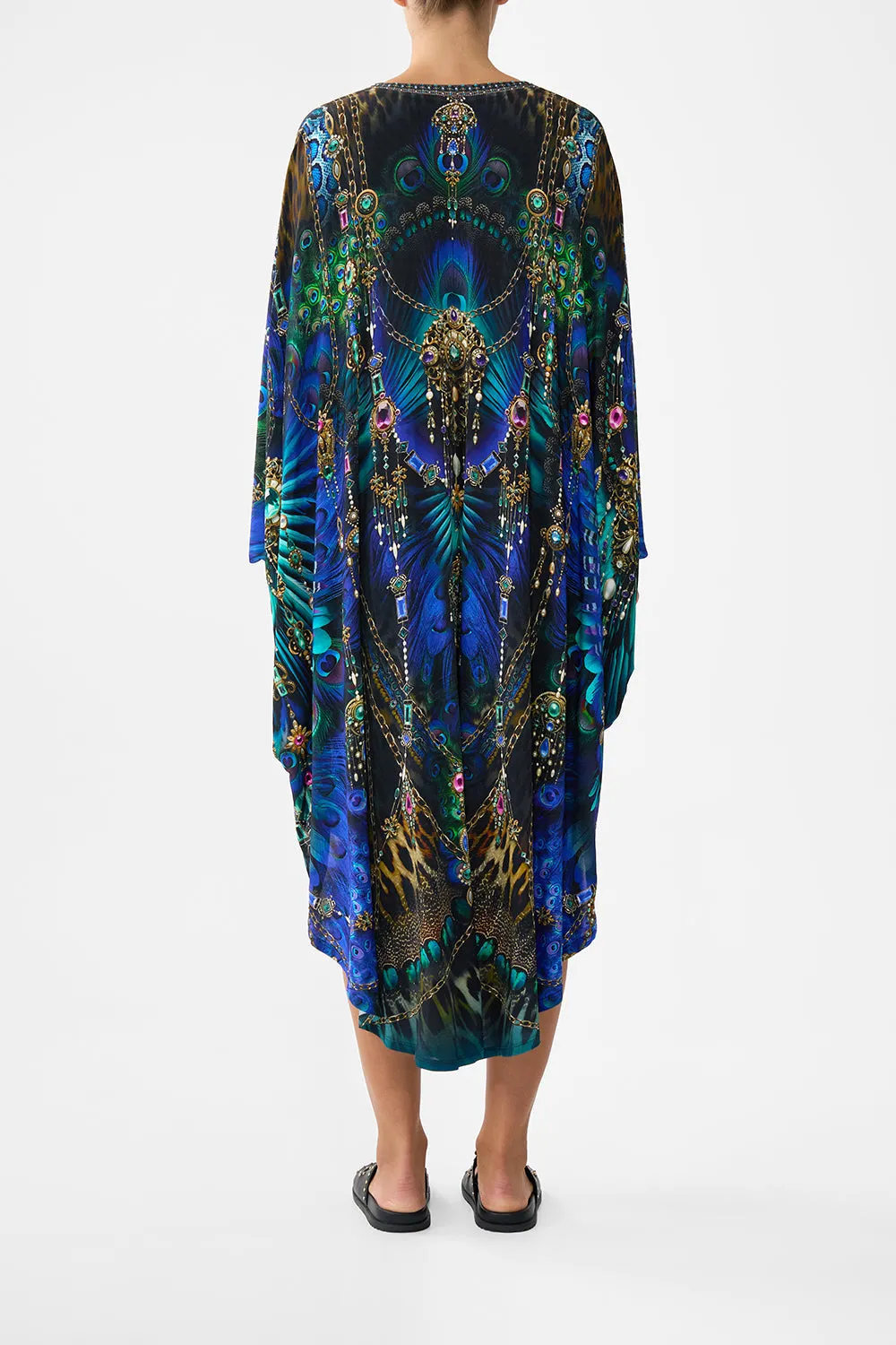 JERSEY LONG KAFTAN WITH ROUNDED HEM DOMINICAN DECADENCE sold by Camilla product image thumbnail 2