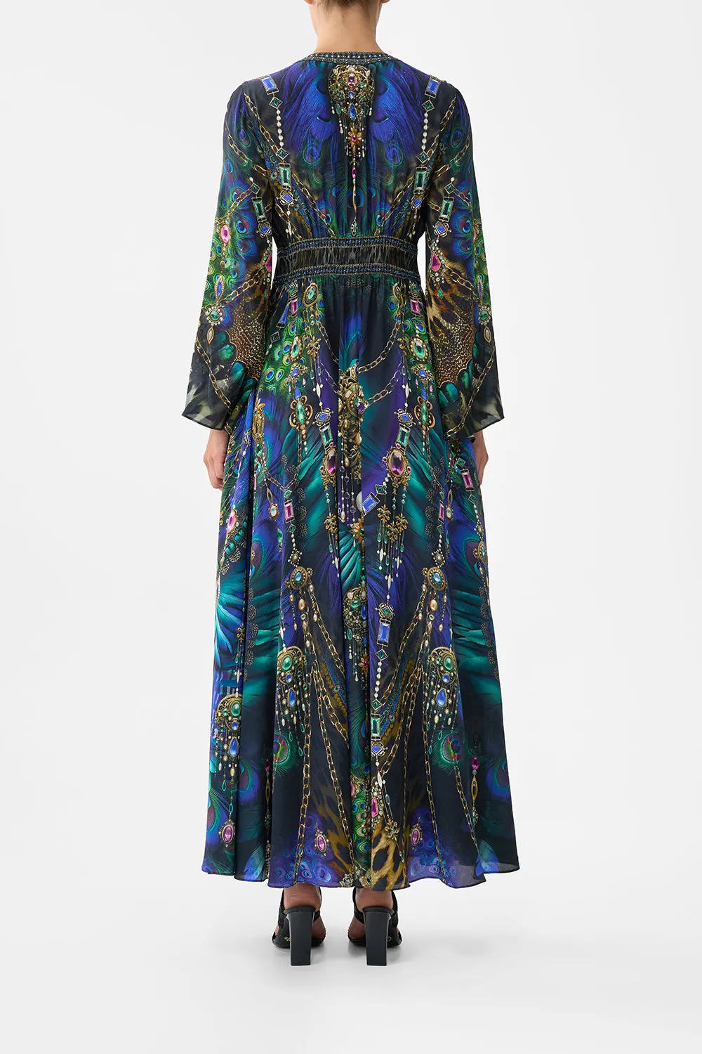 KIMONO SLEEVE DRESS WITH SHIRRING DETAIL DOMINICAN DECADENCE sold by Camilla product image thumbnail 2