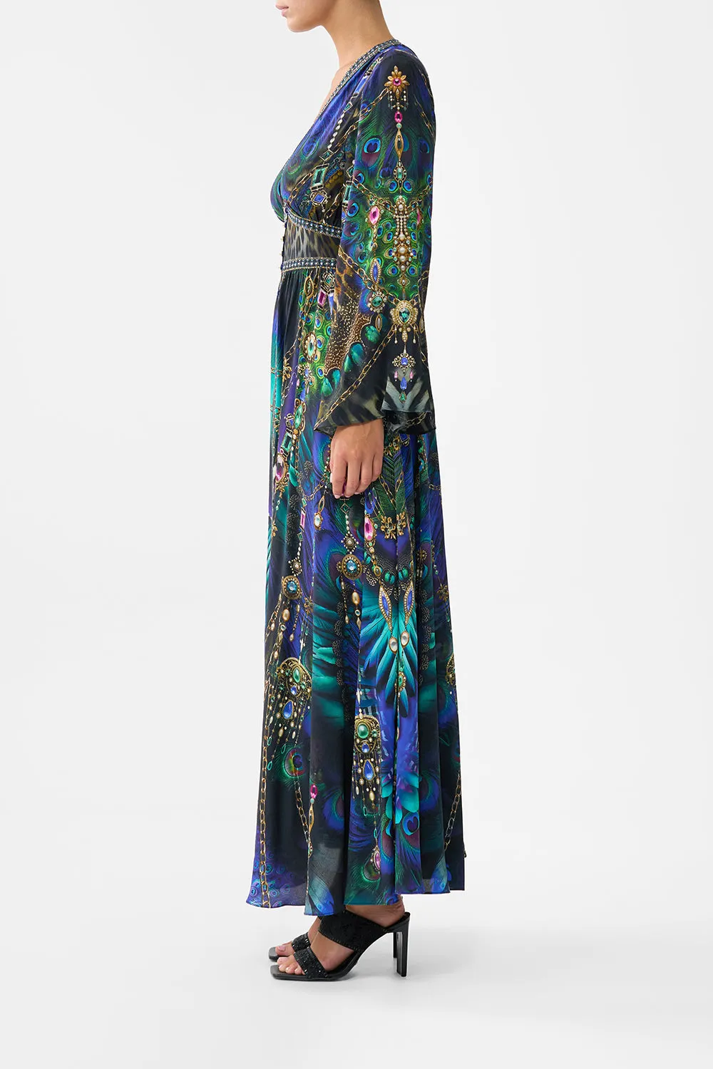 KIMONO SLEEVE DRESS WITH SHIRRING DETAIL DOMINICAN DECADENCE sold by Camilla product image thumbnail 4