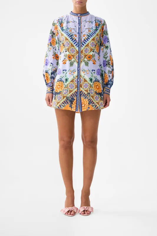 BLOUSON SLEEVE LONG LENGTH BLOUSE WITH YOKE LUSCIOUS IN LISBON sold by Camilla