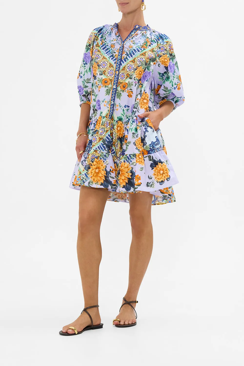 PUFF SLEEVE SHIRT DRESS LUSCIOUS IN LISBON sold by Camilla product image thumbnail 4