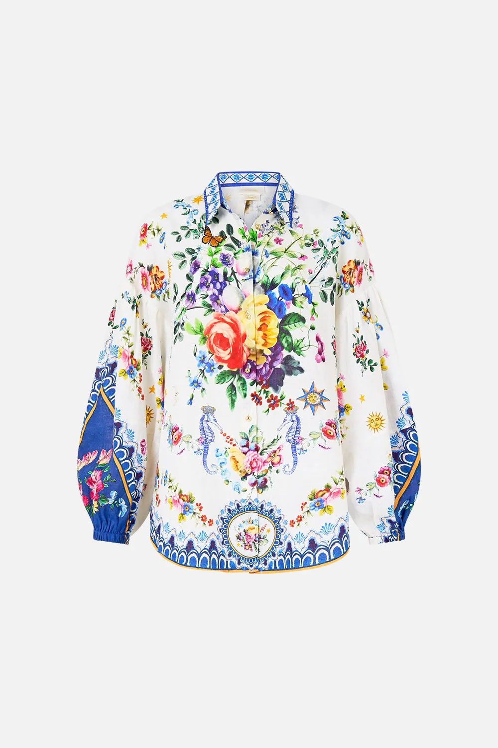 BALLOON SLEEVE BLOUSE TILES DARLS sold by Camilla product image thumbnail 3