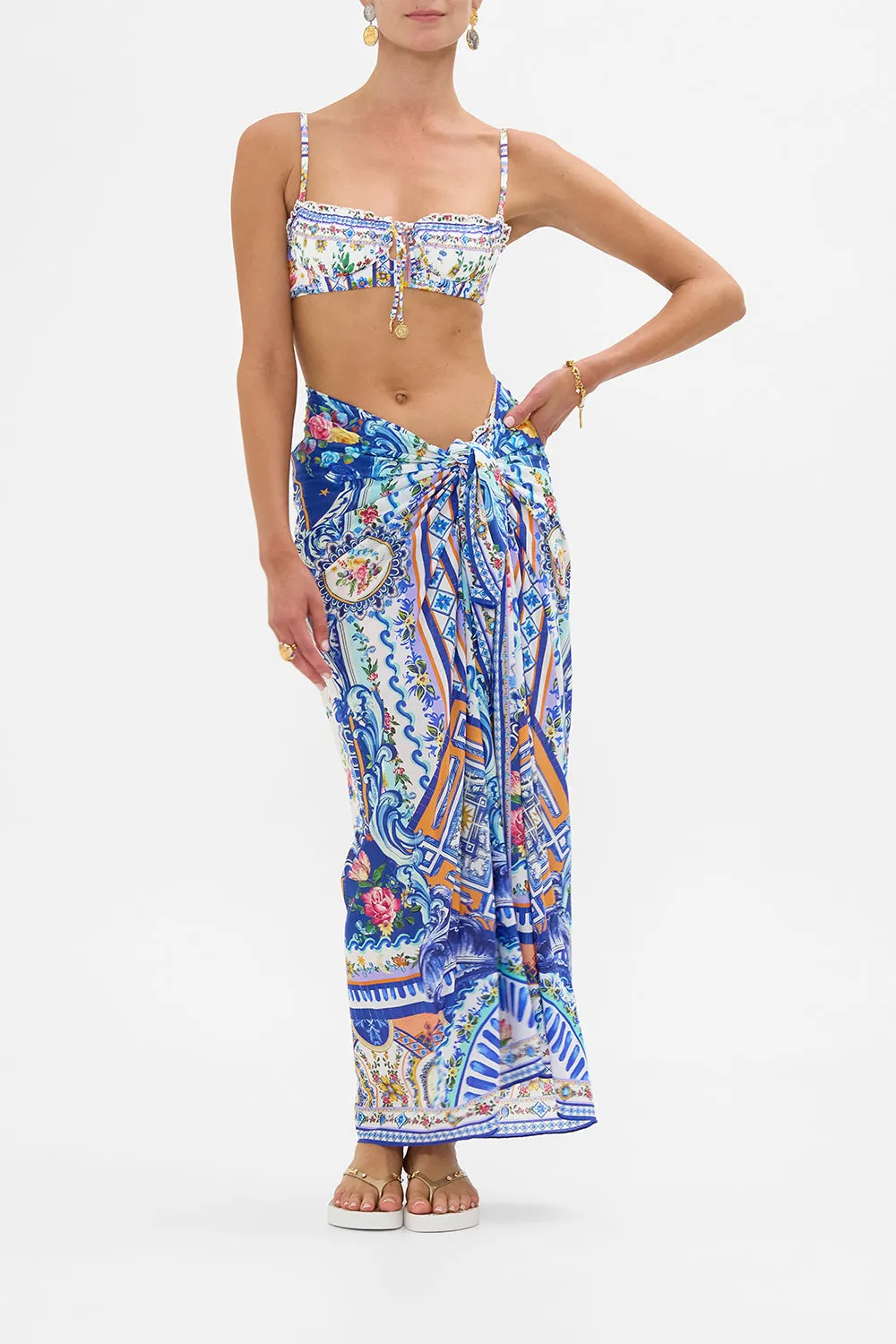 MULTI WEAR LONG SARONG TILES DARLS sold by Camilla