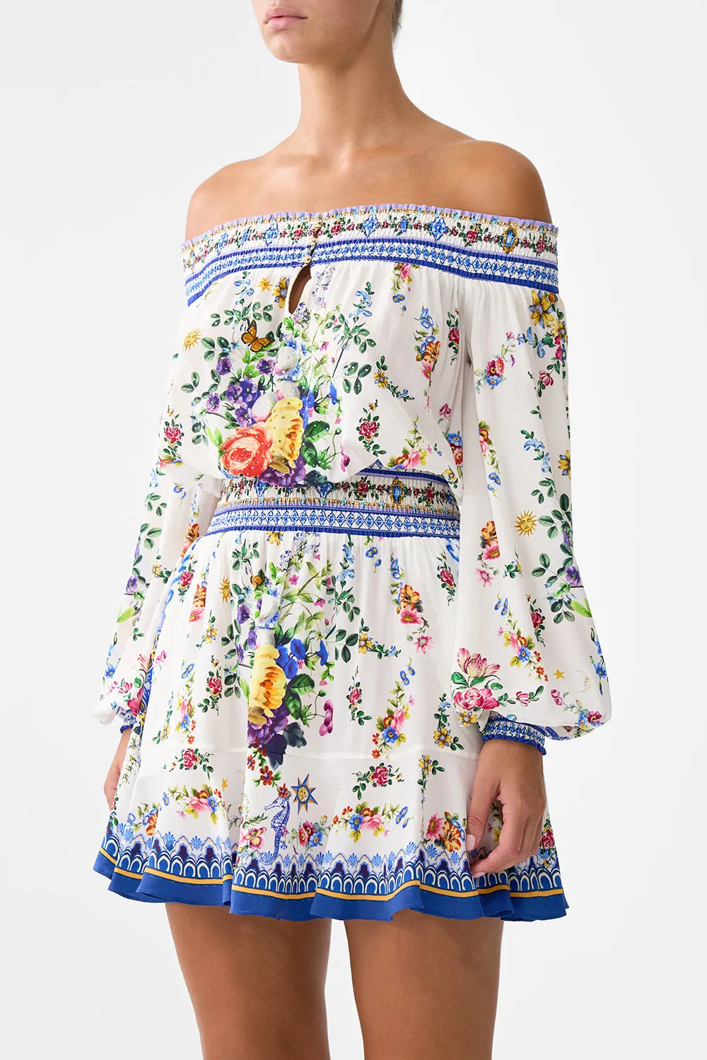 OFF SHOULDER SHORT DRESS TILES DARLS sold by Camilla product image thumbnail 5