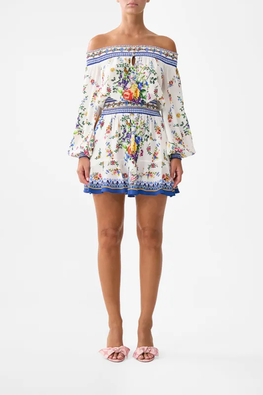 OFF SHOULDER SHORT DRESS TILES DARLS sold by Camilla