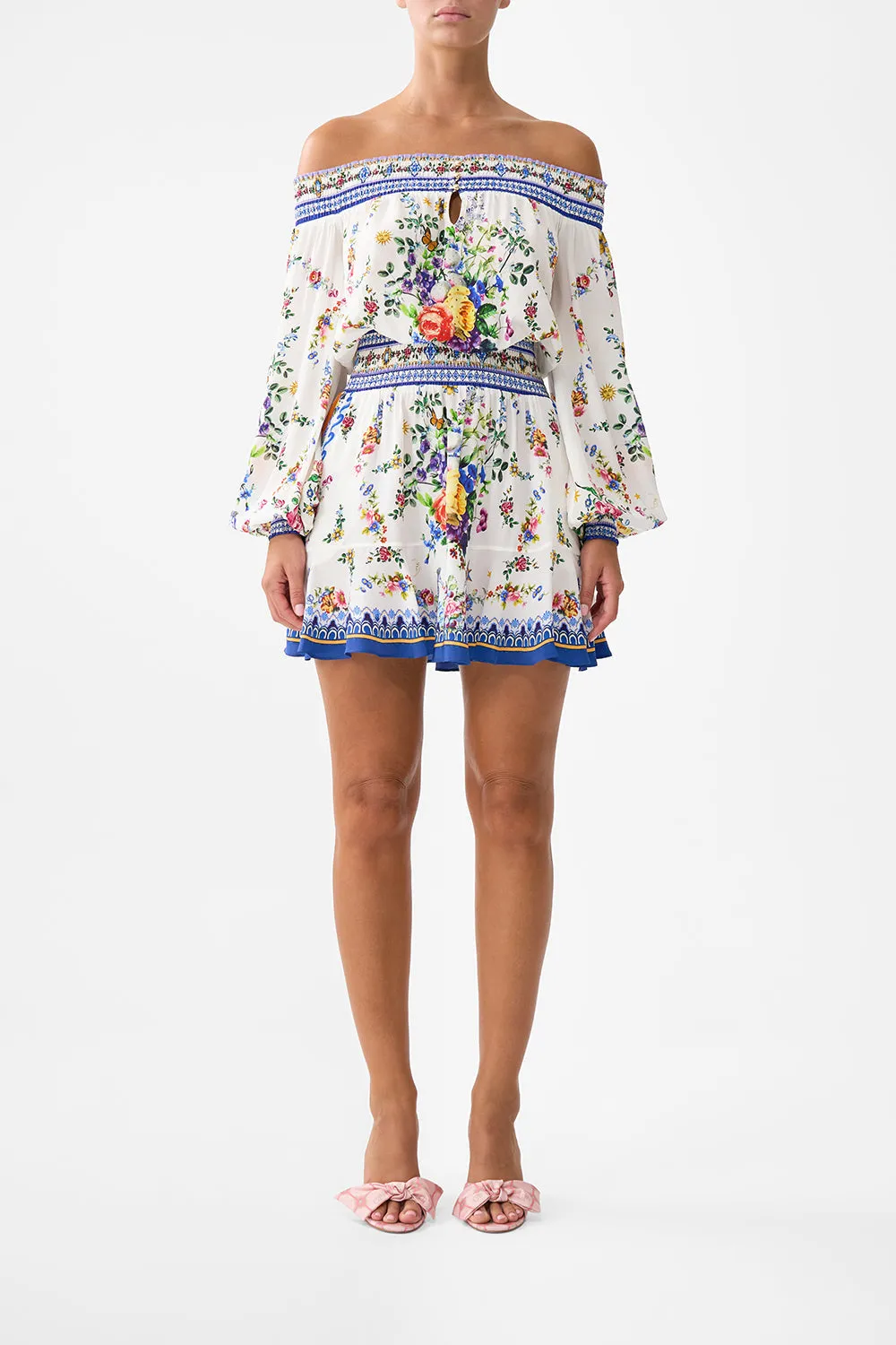 OFF SHOULDER SHORT DRESS TILES DARLS sold by Camilla