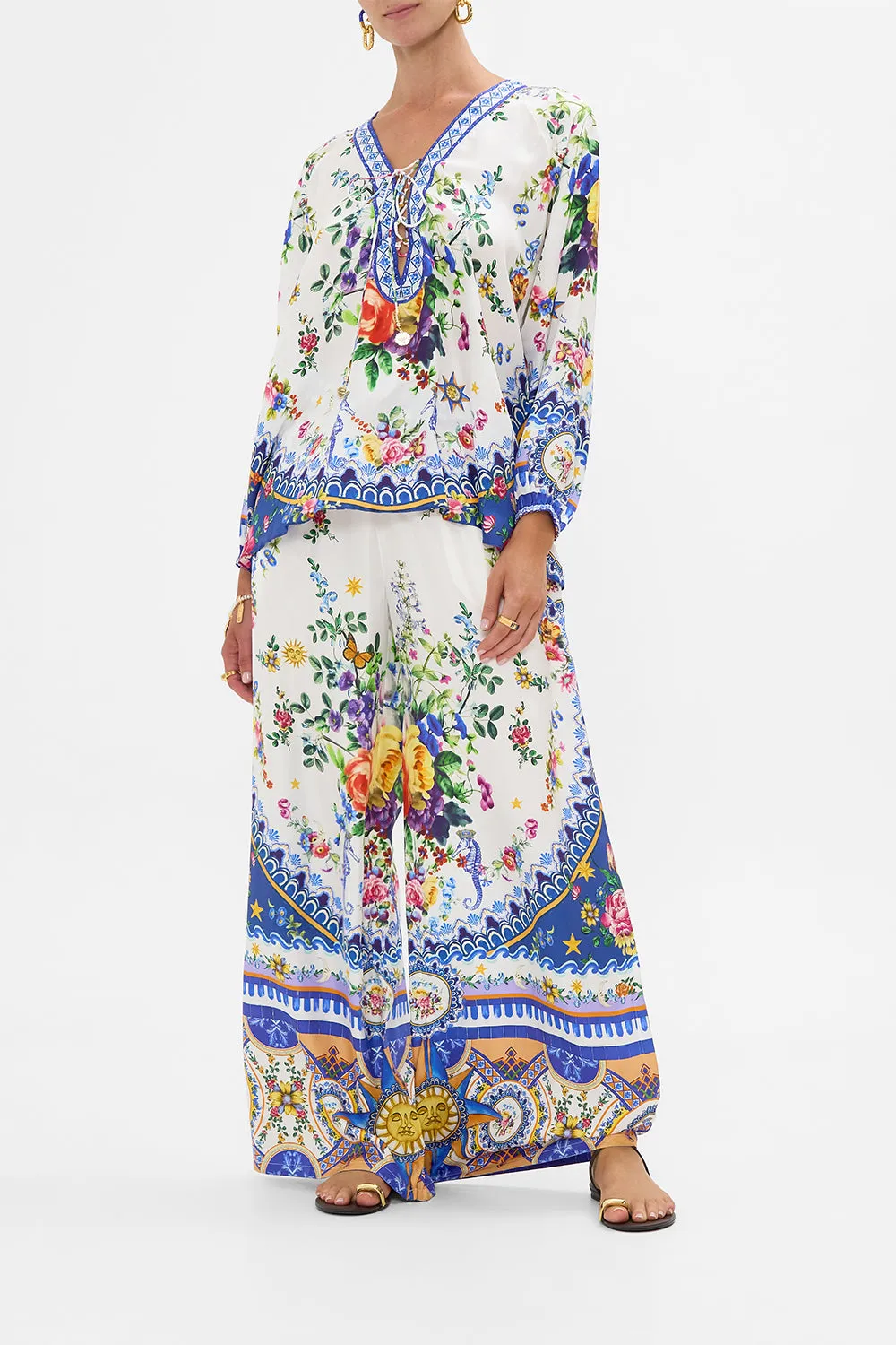 STRAIGHT LEG PANT TILES DARLS sold by Camilla