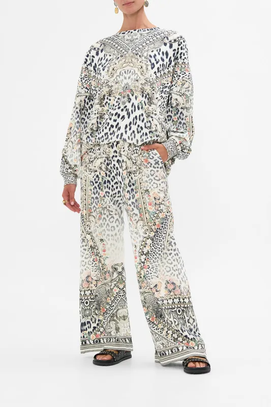 STRAIGHT LEG TRACK PANT MARBLE HEAVEN sold by Camilla