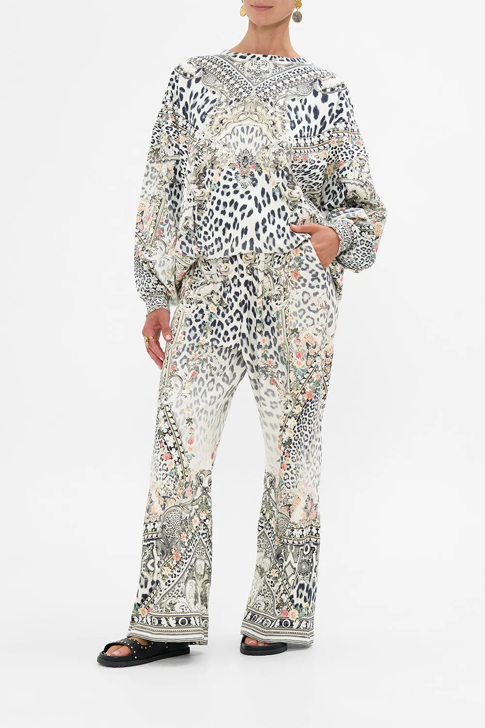 STRAIGHT LEG TRACK PANT MARBLE HEAVEN sold by Camilla product image thumbnail 4