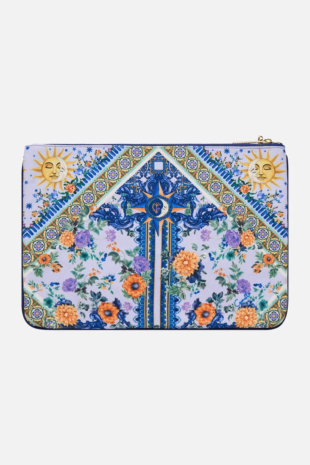 SMALL CANVAS CLUTCH LUSCIOUS IN LISBON sold by Camilla product image thumbnail 3