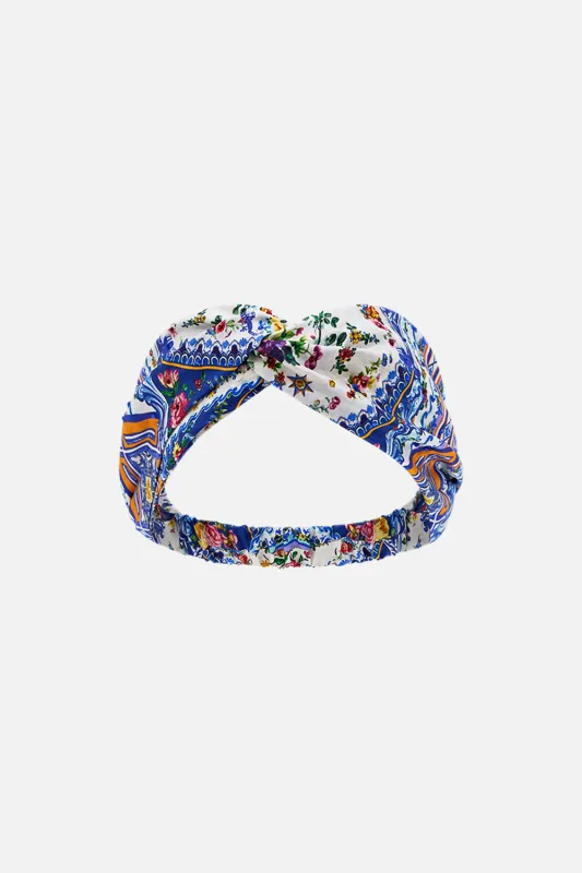 WOVEN TWIST HEADBAND TILES DARLS sold by Camilla