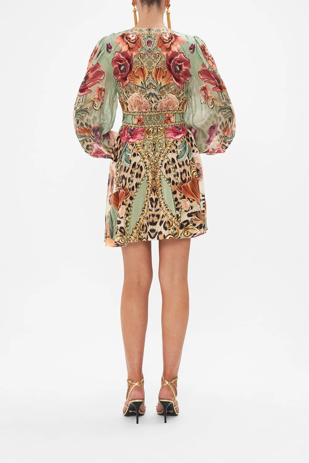 SHORT DRESS WITH BLOUSON SLEEVE GROW AND GLOW sold by Camilla product image thumbnail 2