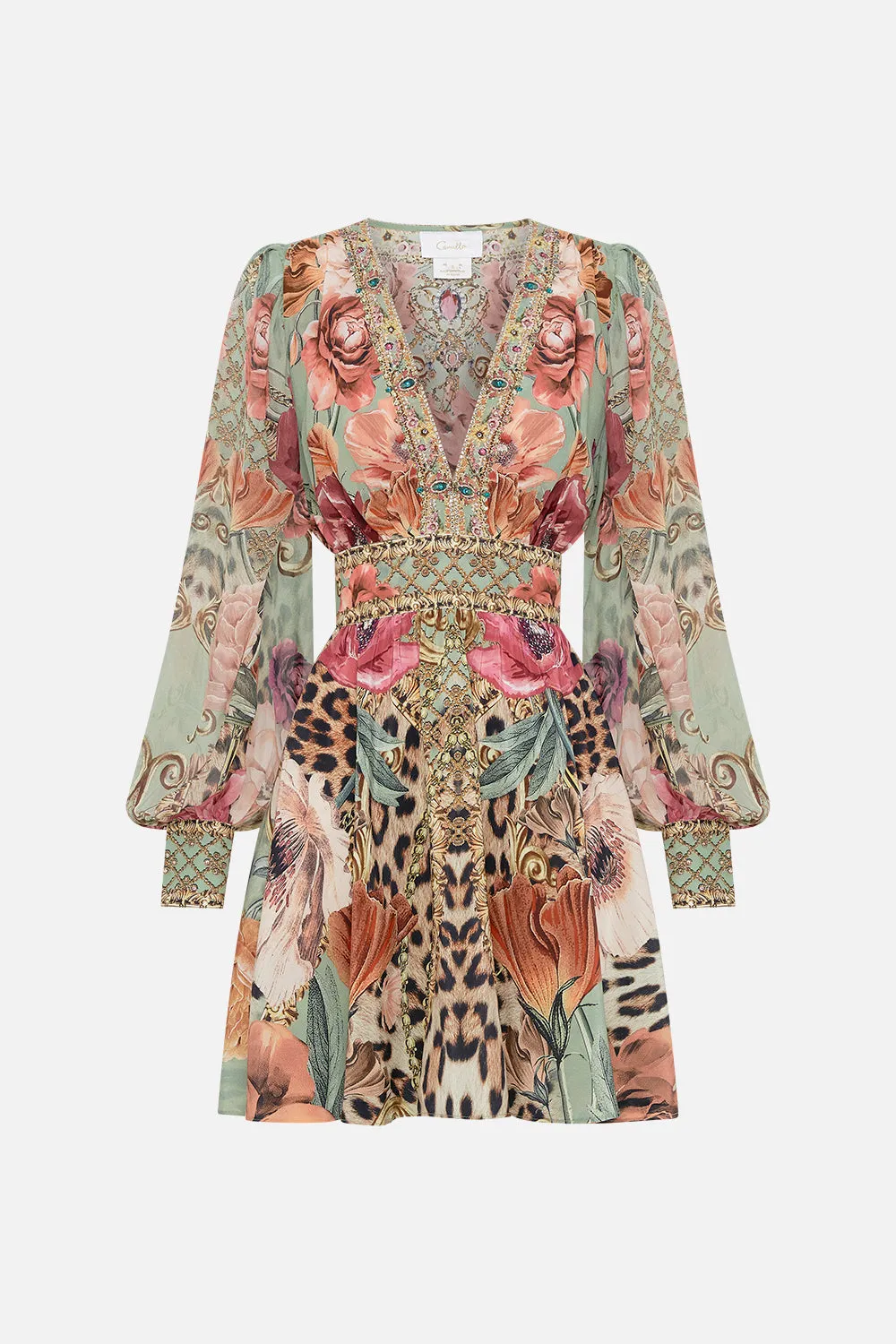 SHORT DRESS WITH BLOUSON SLEEVE GROW AND GLOW sold by Camilla product image thumbnail 3