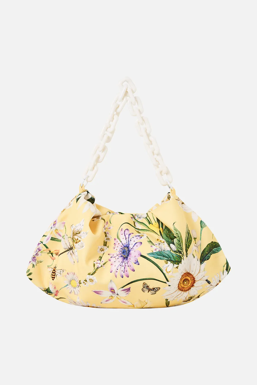 OVERSIZED CLUTCH WITH CHAIN DAISY CHAINS sold by Camilla