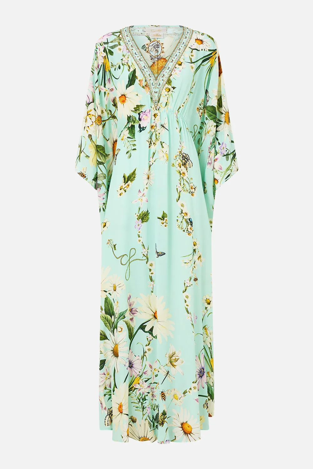 GATHERED WAIST KAFTAN FLORAL FREEFALL sold by Camilla product image thumbnail 3