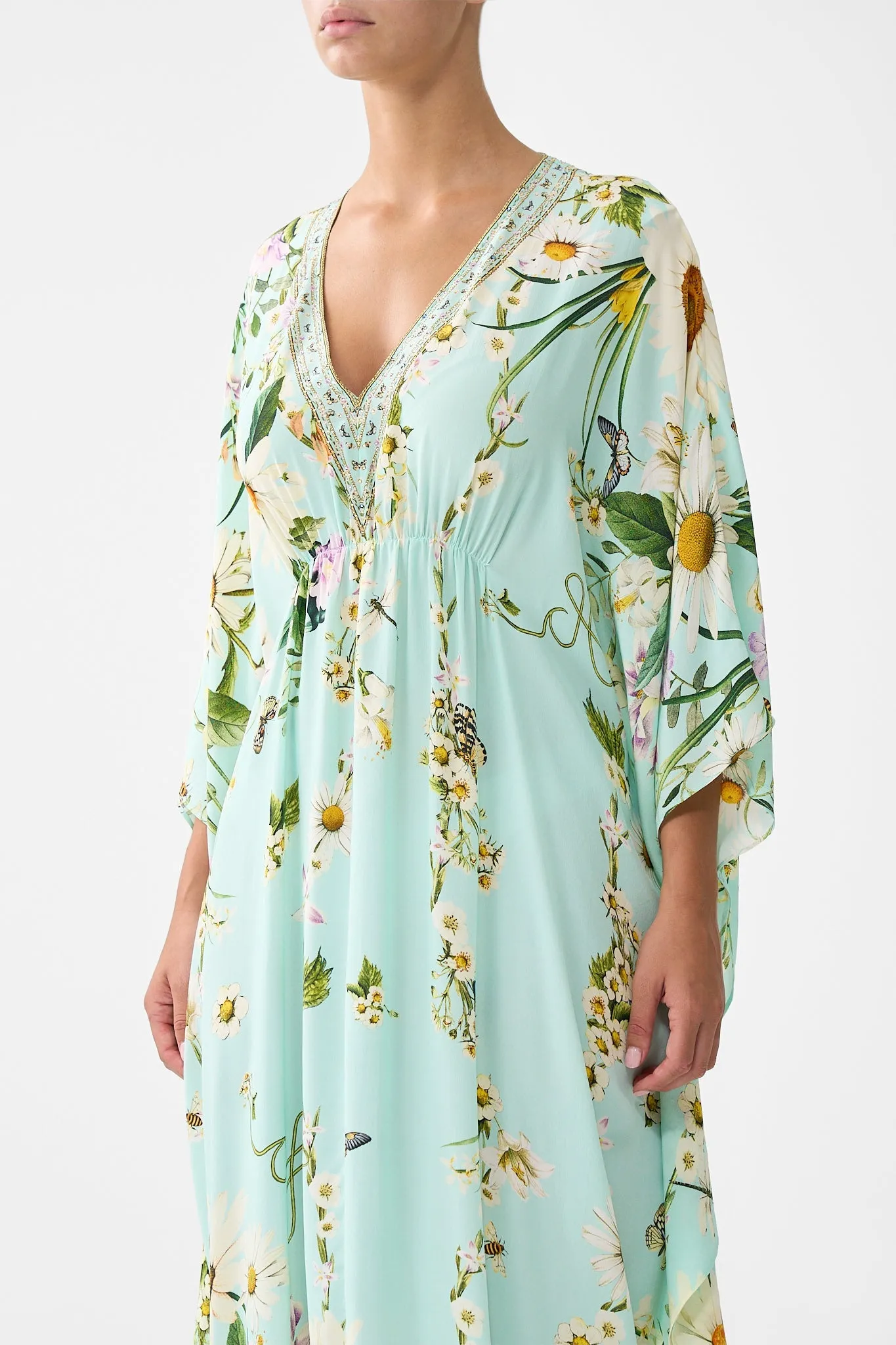 GATHERED WAIST KAFTAN FLORAL FREEFALL sold by Camilla product image thumbnail 5