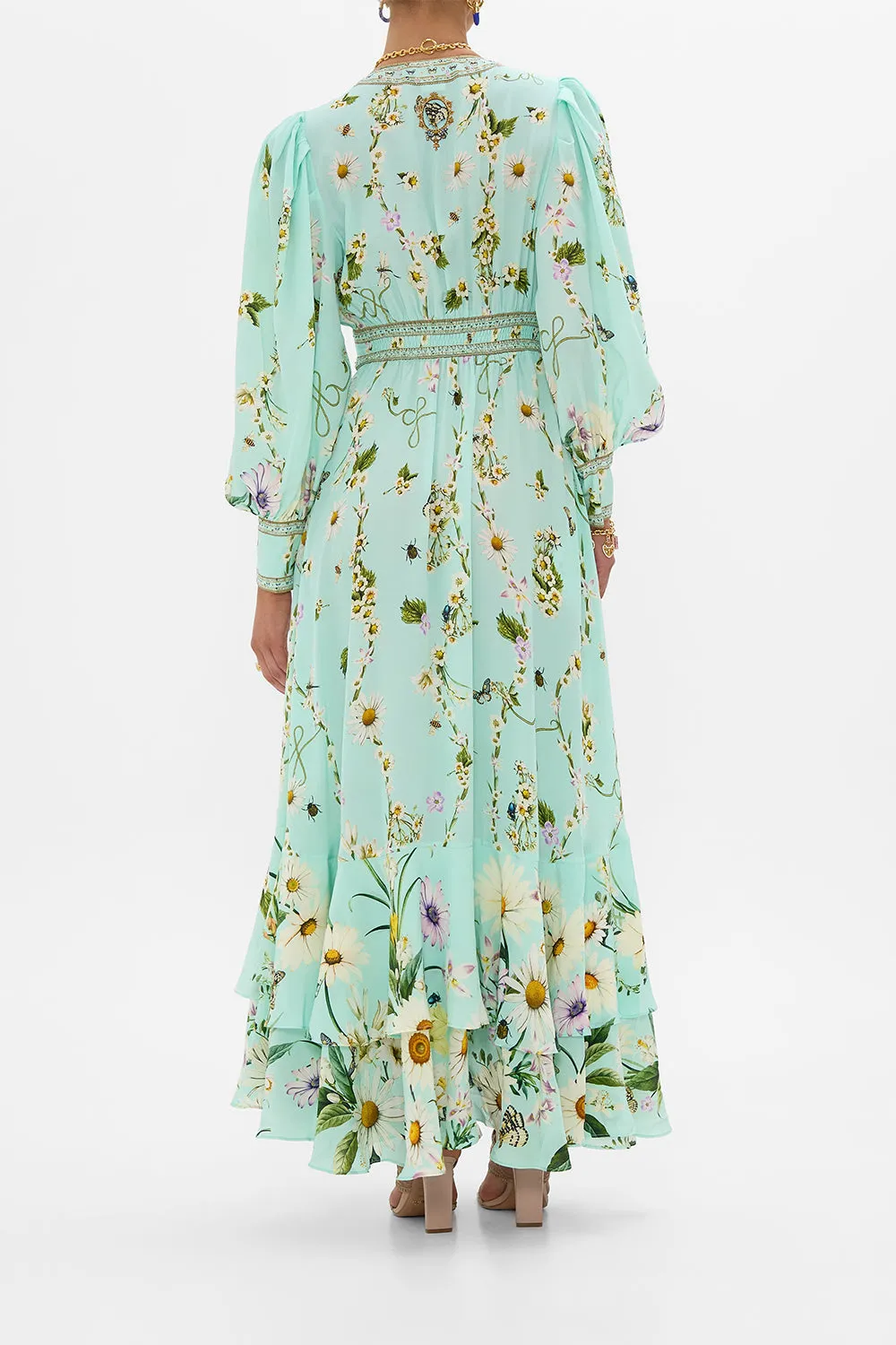 LONG BUTTON FRONT DRESS FLORAL FREEFALL sold by Camilla product image thumbnail 2