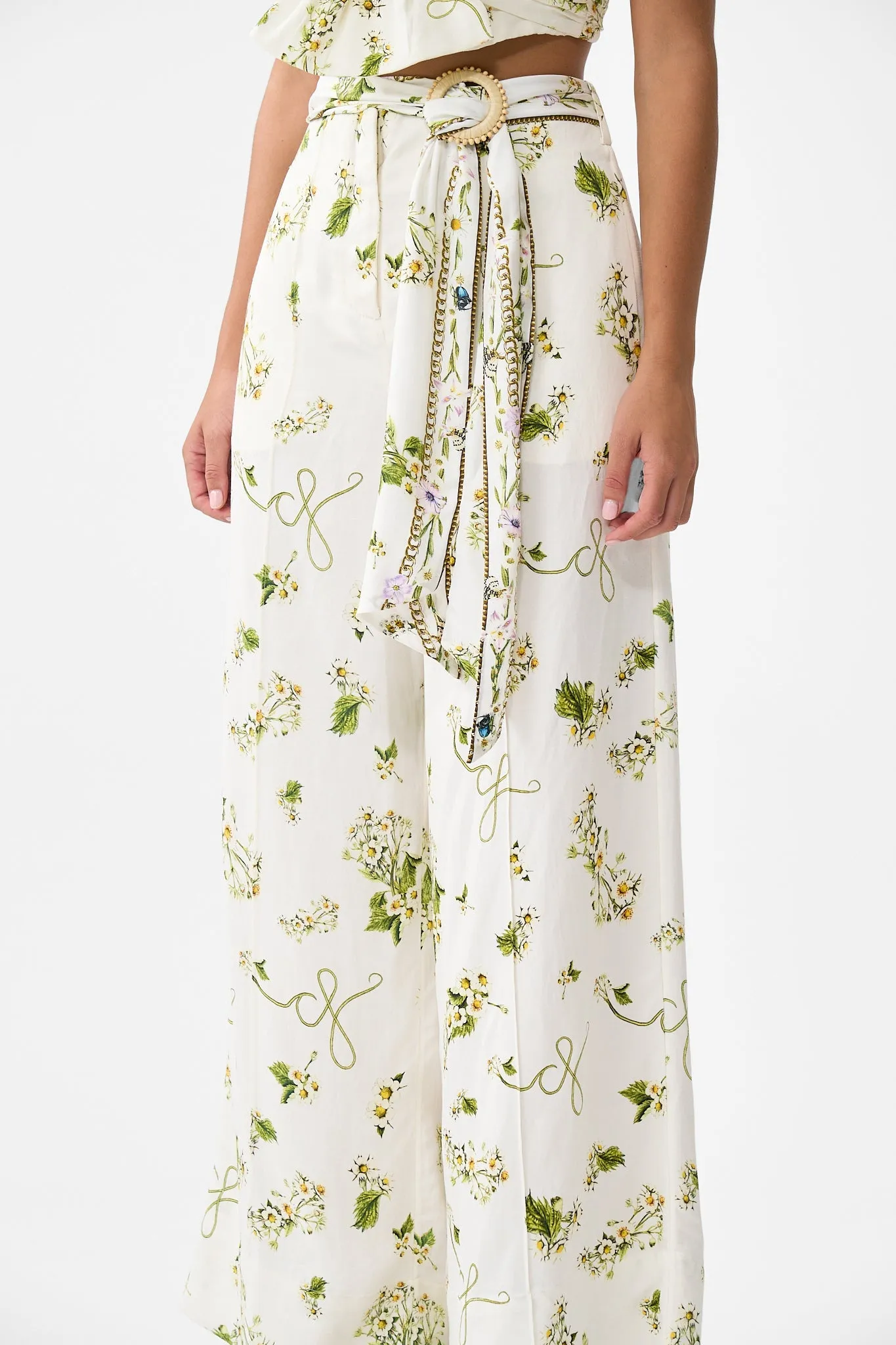 SCARF BELT WIDE LEG PANT BOTANICAL UTOPIA sold by Camilla product image thumbnail 5