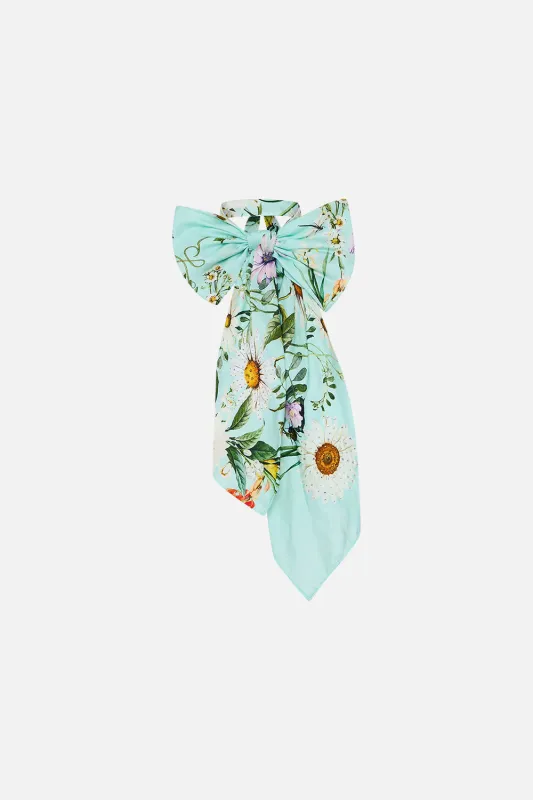 BOW NECK SCARF FLORAL FREEFALL sold by Camilla