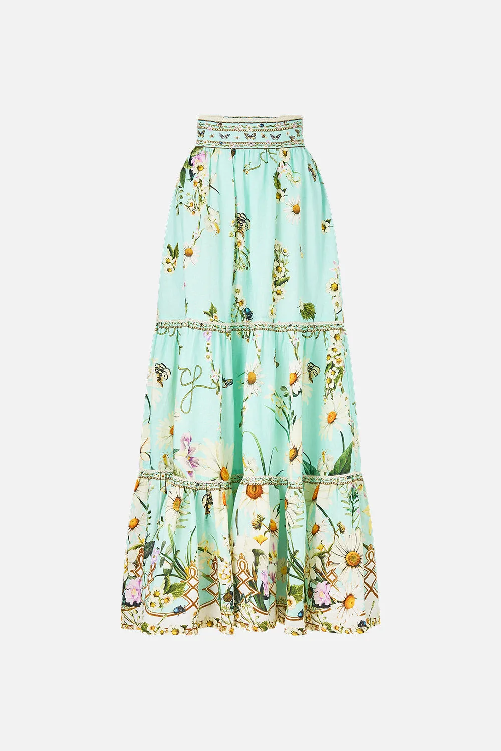 HIGH WAISTED TIERED SKIRT FLORAL FREEFALL sold by Camilla product image thumbnail 3
