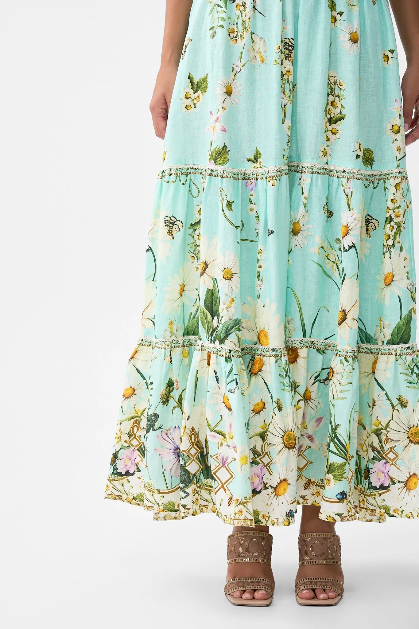 HIGH WAISTED TIERED SKIRT FLORAL FREEFALL sold by Camilla product image thumbnail 5