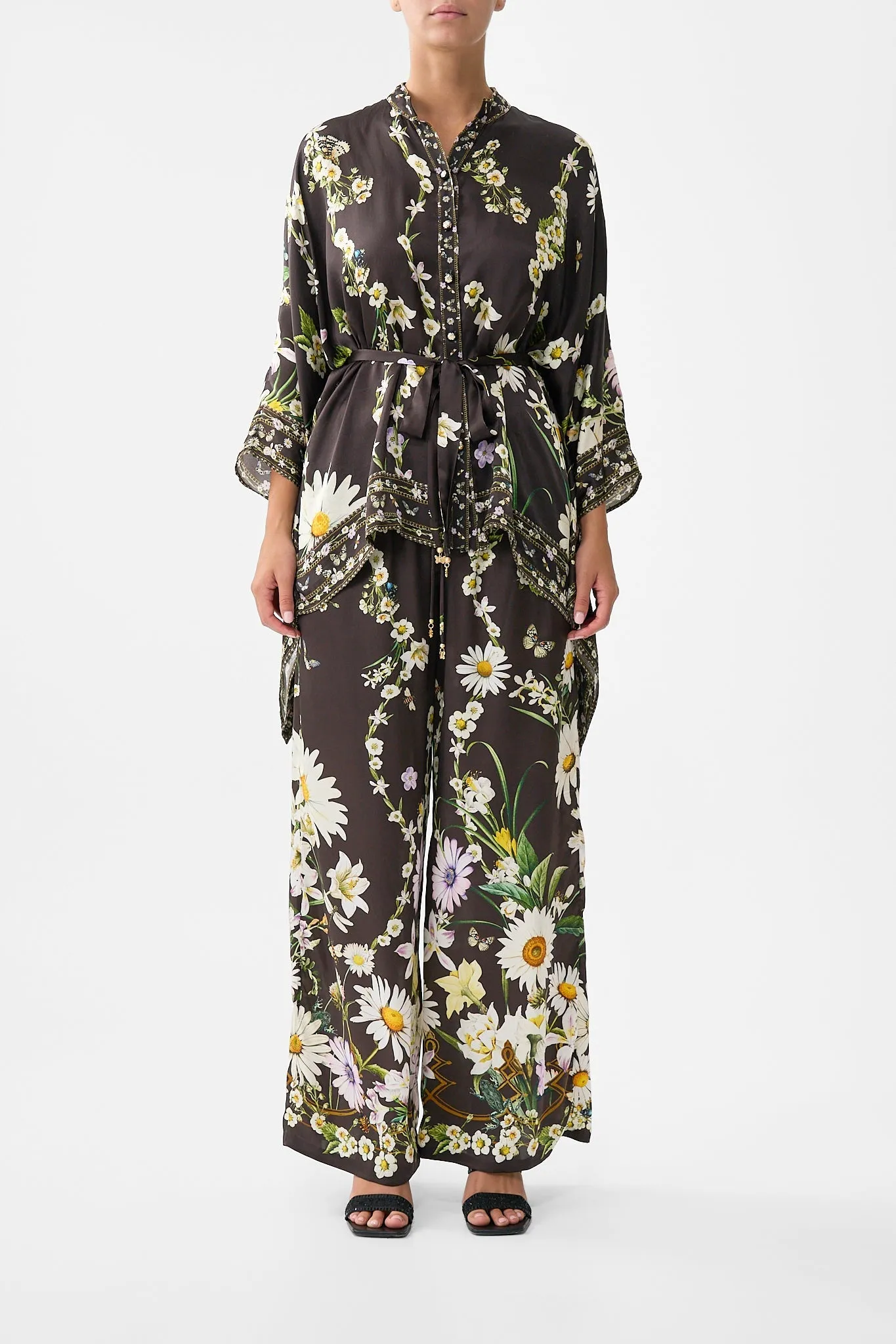 BUTTON THROUGH SCARF BLOUSE DISH IT, DAISY sold by Camilla