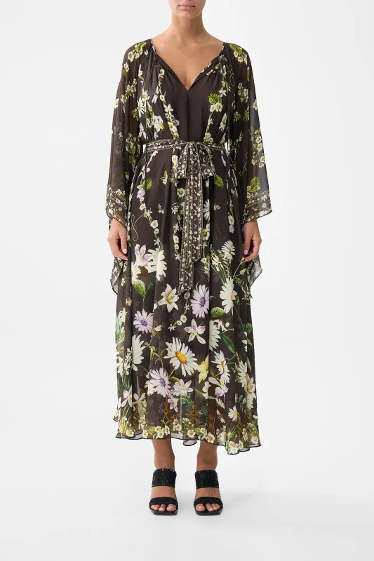 LONG DRESS WITH HANDKERCHIEF SLEEVE DISH IT, DAISY sold by Camilla