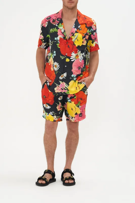 SHORT SLEEVE CAMP COLLARED SHIRT DIVINE DIVINITY sold by Camilla