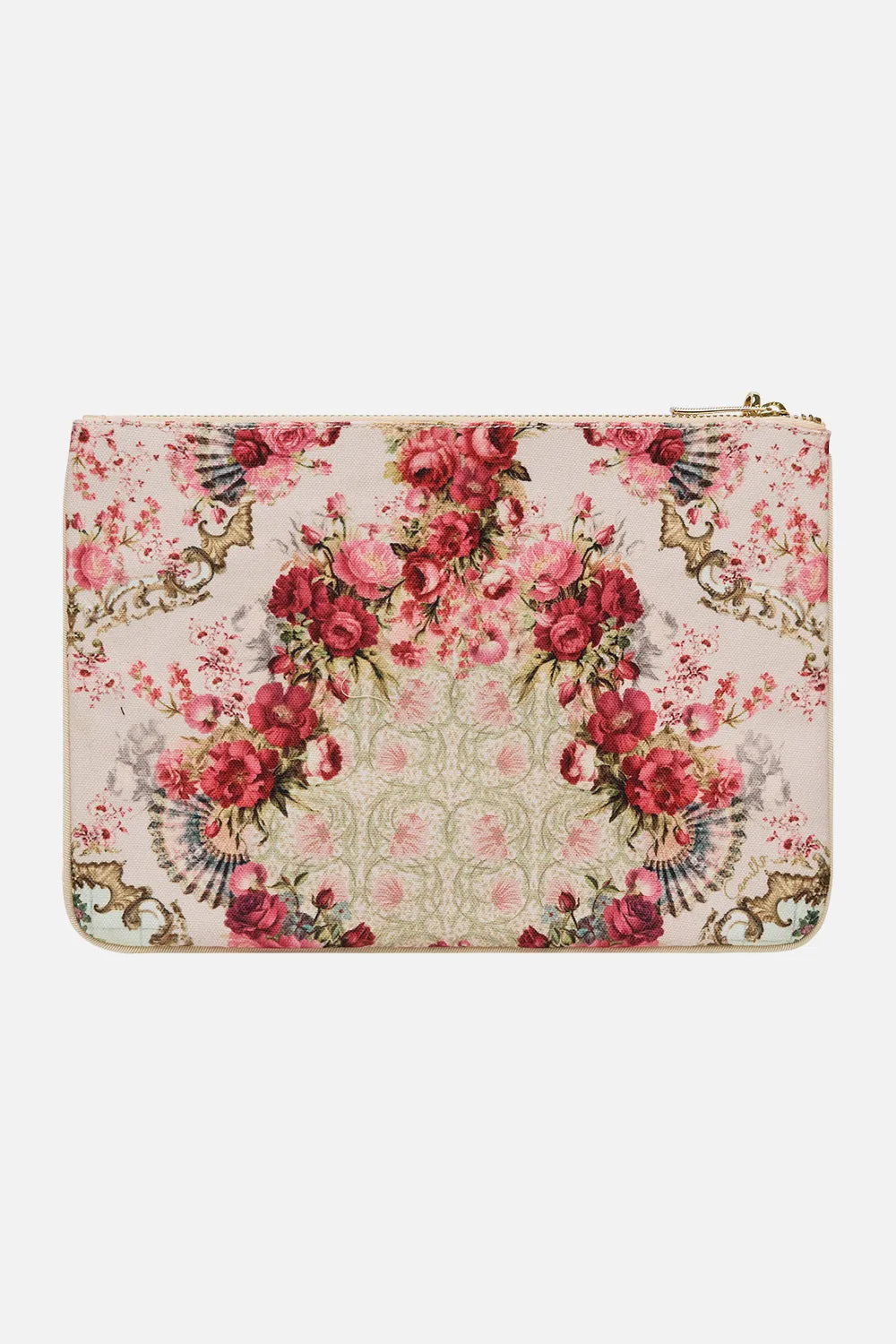 SMALL CANVAS CLUTCH MEET ME AT THE MAJESTIC sold by Camilla product image thumbnail 3