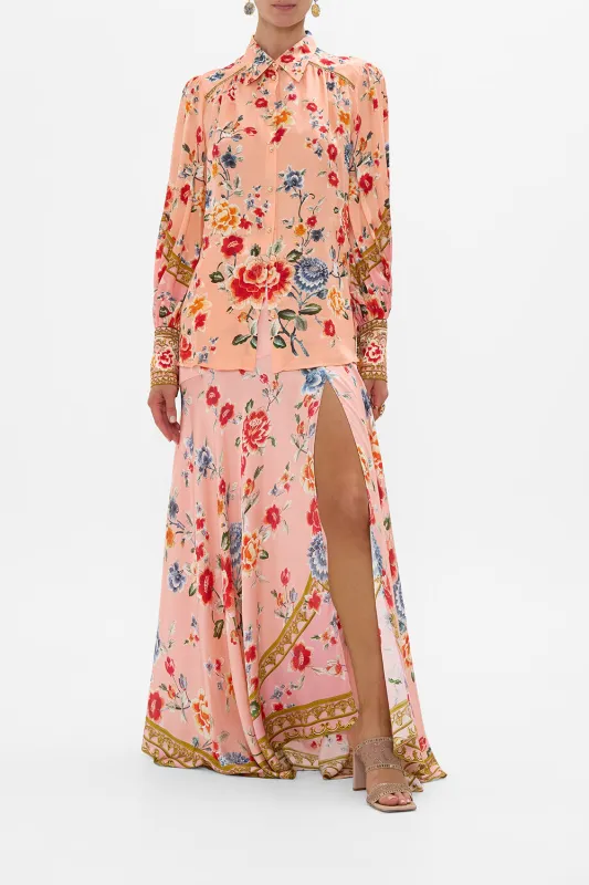 BUTTON THROUGH BLOUSON SLEEVE BLOUSE MAJESTIC MILLA sold by Camilla