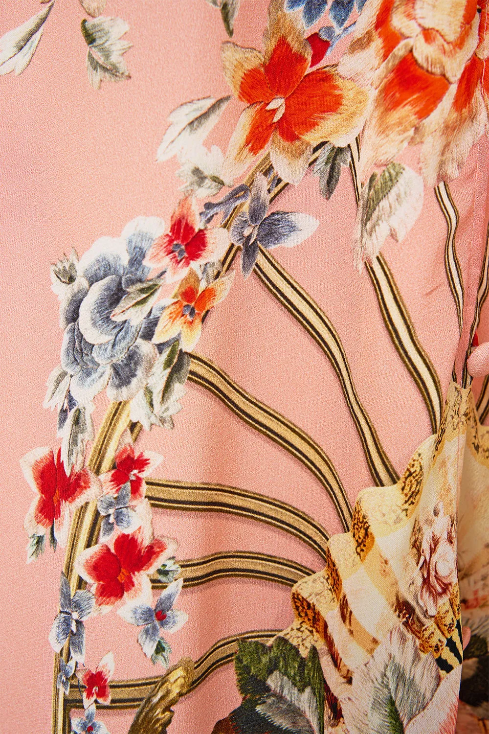 SHAPED WAISTBAND DRESS WITH GATHERED SLEEVES MAJESTIC MILLA sold by Camilla product image thumbnail 3