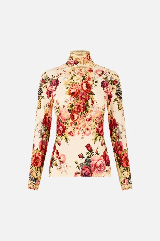 JERSEY TURTLENECK MEET ME AT THE MAJESTIC made by Camilla